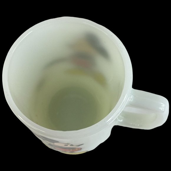 Mickey Mouse Milk Glass Mug Walt Disney PEPSI Collector Series Anchor Hocking - Picture 6 of 9